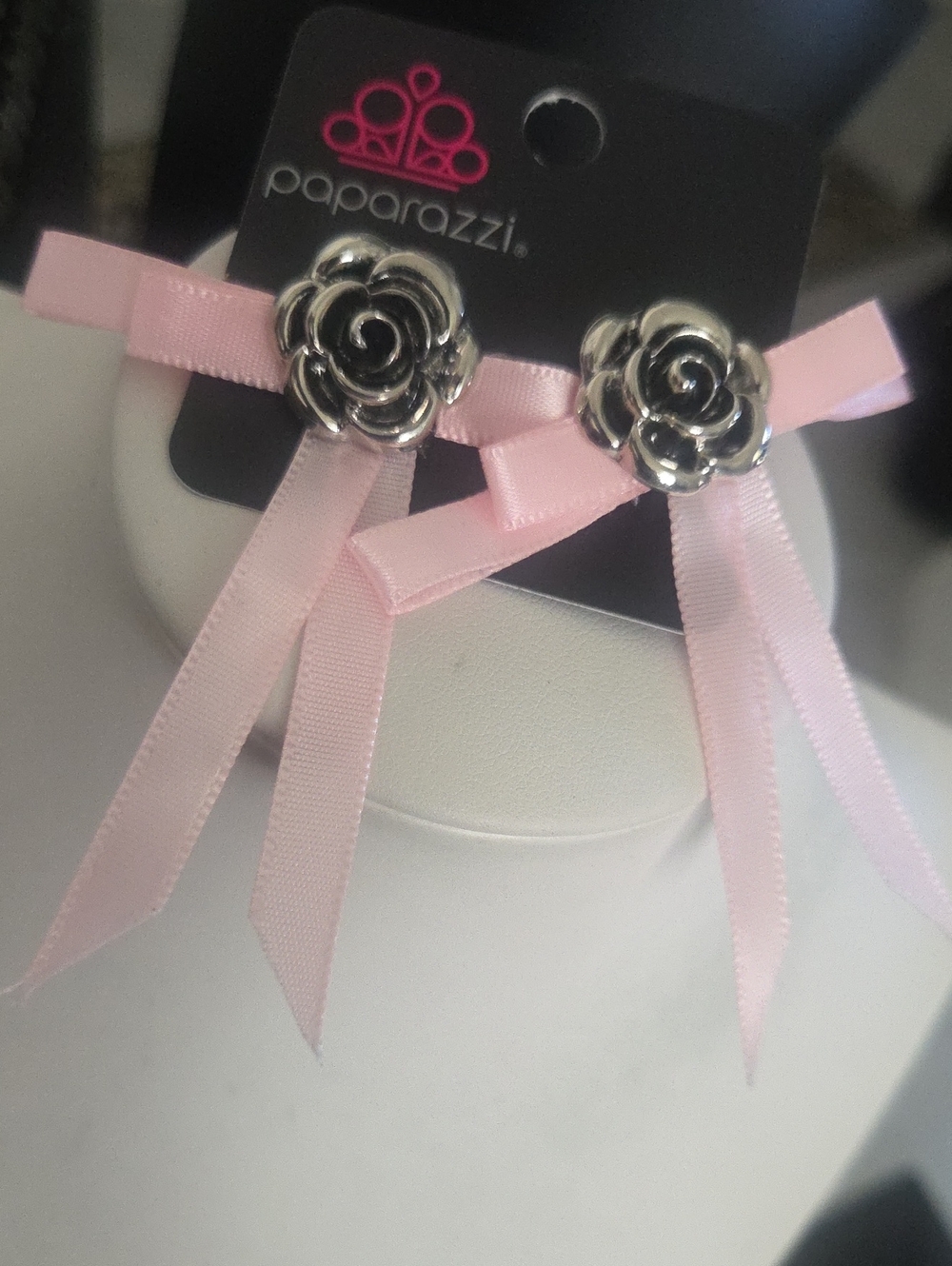Paparazzi Coquette Candidate Pink Earrings NWT
